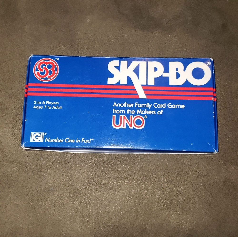 1982 Skip-Bo card game